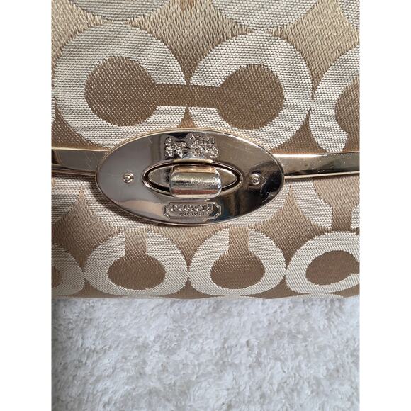 Coach Madison Madeline East/West Satchel in Op Art Logo pattern - Picture 6 of 11